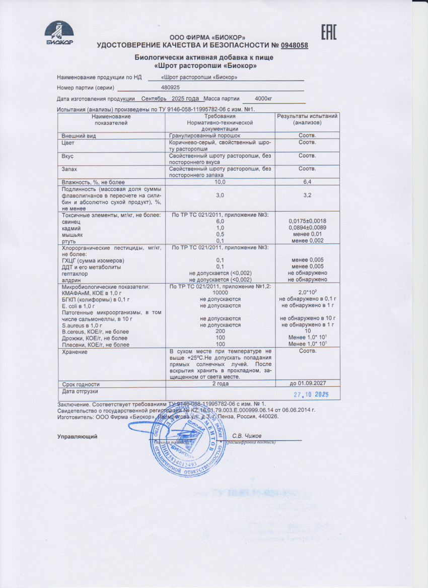 Паспорт №092025